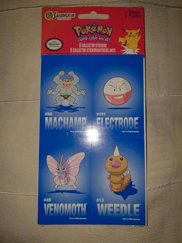 Pokemon-stickers sandylion 1999