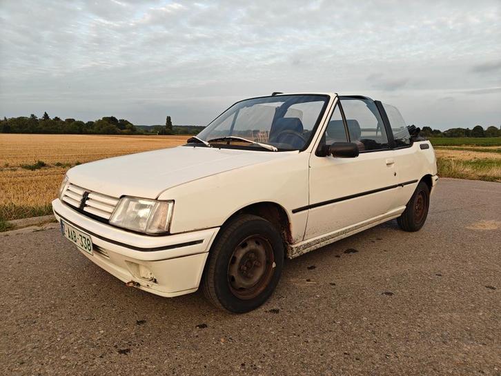 Peugeot 205 Cabriolet Oldtimer, Auto's, Peugeot, Bedrijf, Benzine, Cabriolet, 2 deurs, Handgeschakeld, Wit, Ophalen