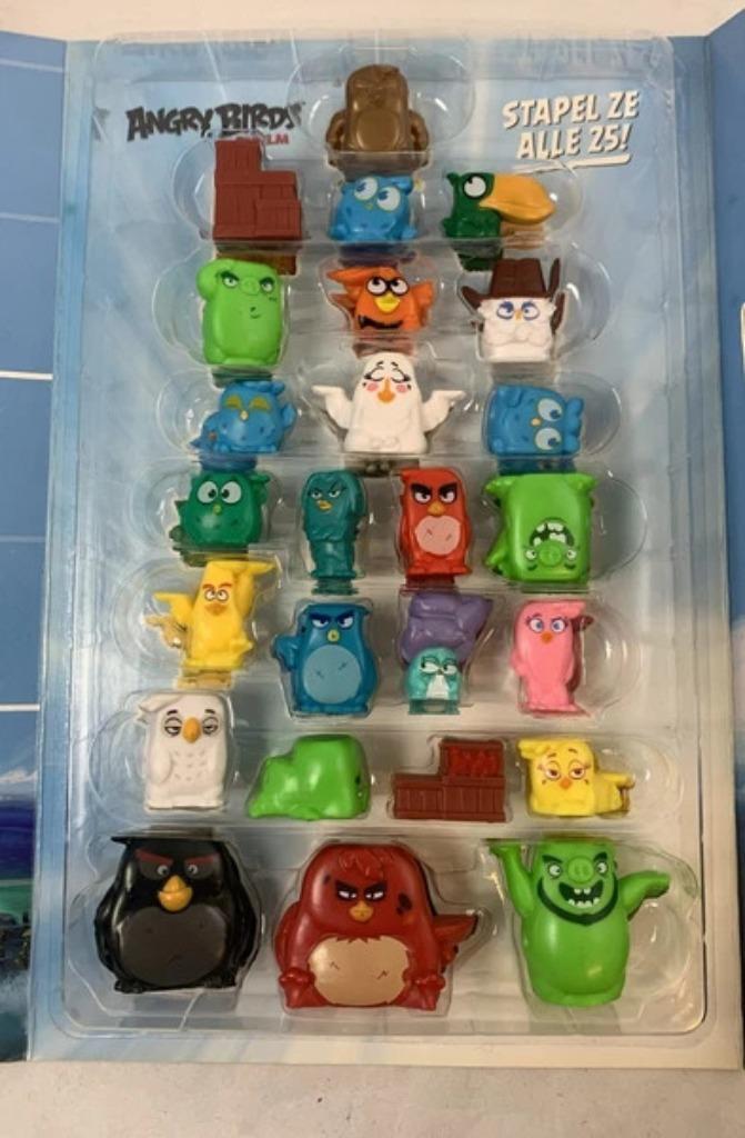 Angry Birds Plus supermarkt verzamelbox figuren set compleet, Verzamelen, Poppetjes en Figuurtjes, Zo goed als nieuw, Verzenden