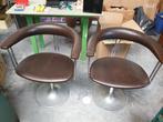 Vintage Nederlandse ? stoelen stoel draaibaar +-1970, Antiek en Kunst, Antiek | Meubels | Stoelen en Sofa's, Ophalen