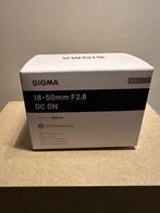 SIGMA 18-50mm F2.8 DC DN, Ophalen, Zo goed als nieuw, Overige typen, Zoom