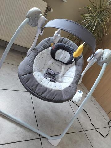 Automatische Schommelstoel Badabulle met adapter, Enlèvement, Comme neuf, Siège de balançoire