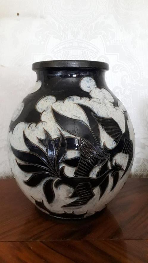 poterie Guérin - oiseaux de feu, Antiquités & Art, Antiquités | Céramique & Poterie, Enlèvement ou Envoi