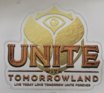 Vinylsticker Unite Tomorrowland - voor op auto raam kamer beschikbaar voor biedingen