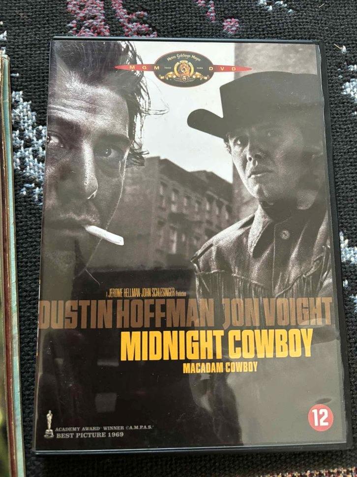 Midnight cowboy met Dustin Hoffman, Jon Voight,, Cd's en Dvd's, Dvd's | Klassiekers, Zo goed als nieuw, Drama, 1960 tot 1980, Vanaf 12 jaar
