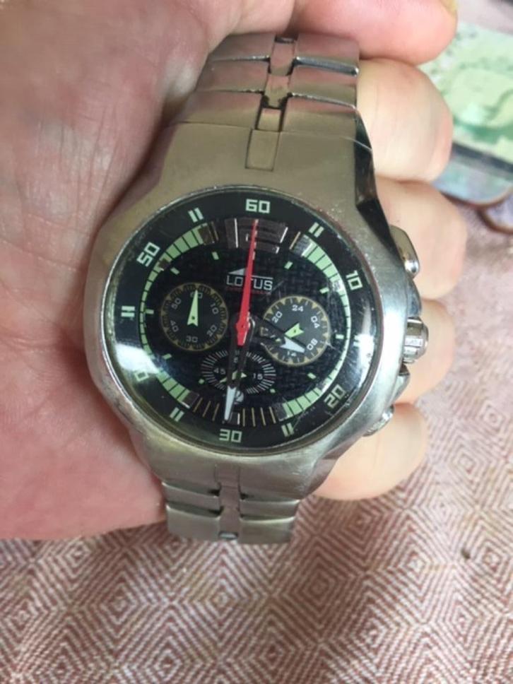 Herenhorloge Chrono Lotus, Handtassen en Accessoires, Horloges | Heren, Gebruikt, Zakhorloge, Overige merken, Ophalen