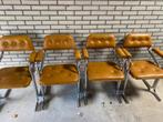 4 vintage tube stoelen Jerry Johnson seventies, Huis en Inrichting, Ophalen