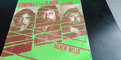 SINGLE TOMPALL & THE GLASSER BROTHERS---SILVER BELLS----, CD & DVD, Vinyles Singles, Utilisé, Single, Pop, 7 pouces, Enlèvement ou Envoi