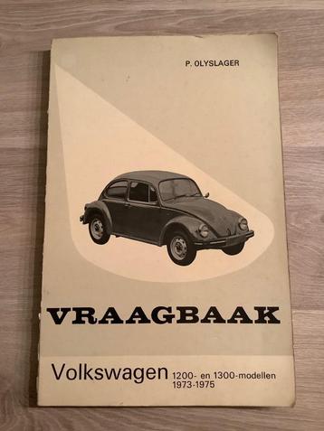 Vraagbaak Volkswagen 1200 en 1300 modellen 1973-1975 beschikbaar voor biedingen