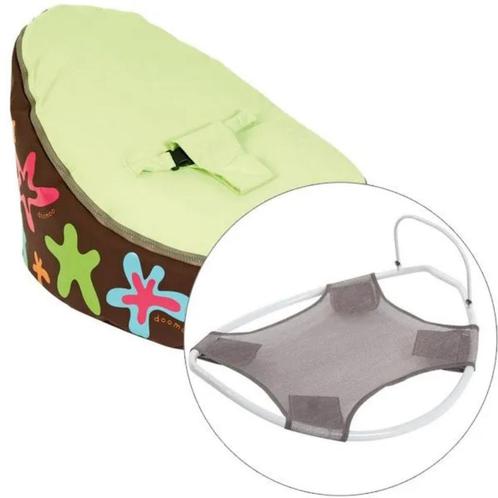 Doomoo pouf bébé avec balancelle vert, Enfants & Bébés, Relax bébé, Utilisé, Autres marques, Avec ceinture(s), Enlèvement