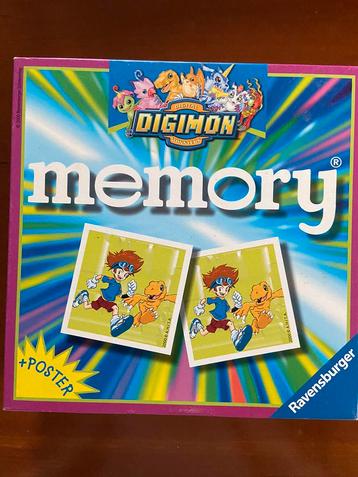 Jeu de mémoire Digimon Ravensburger, Enlèvement, Neuf, Découverte