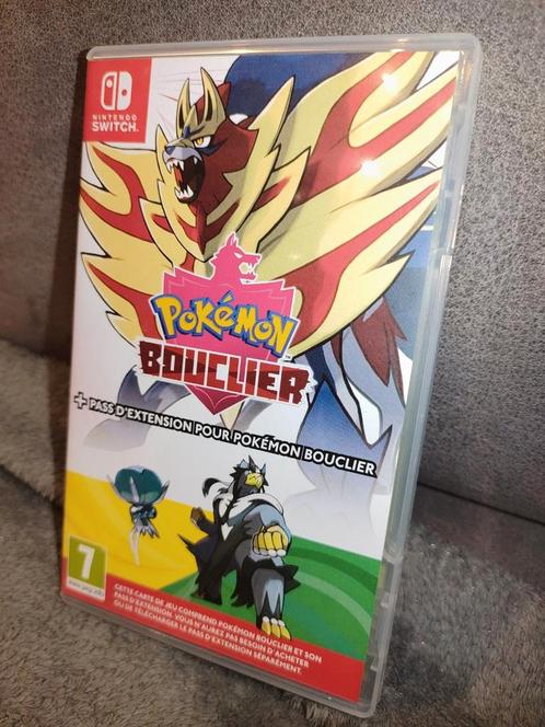 Pokémon Bouclier + Pass d'Extension pour Pokémon Bouclier, Consoles de jeu & Jeux vidéo, Jeux | Nintendo Switch, Comme neuf, Jeu de rôle (Role Playing Game)