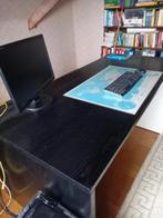 Bureau 5 pièces noir, Enlèvement, Utilisé, Bureau