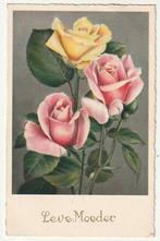 Lot 5 kaarten bloemen rozen Gelukkig Nieuwjaar Leve Moeder.., Verzamelen, Ophalen of Verzenden, Gelopen, Natuur