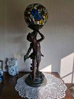 Tiffany  beeld met lamp, Antiek en Kunst, Antiek | Verlichting, Ophalen