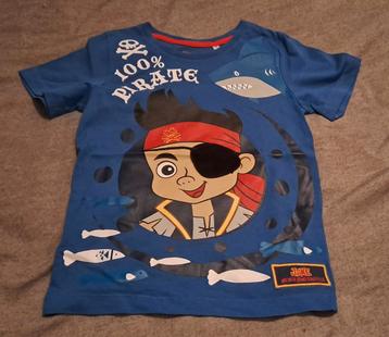 × Jake en de Nooitgedachtland Piraten T-shirt ( Maat 116) beschikbaar voor biedingen