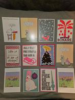 Set van 12 humoristische kerstkaarten, Enlèvement ou Envoi