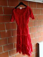 Rood kleed voor dame, Kleding | Dames, Gelegenheidskleding, Gedragen, Maat 38/40 (M), Ophalen, Overige typen