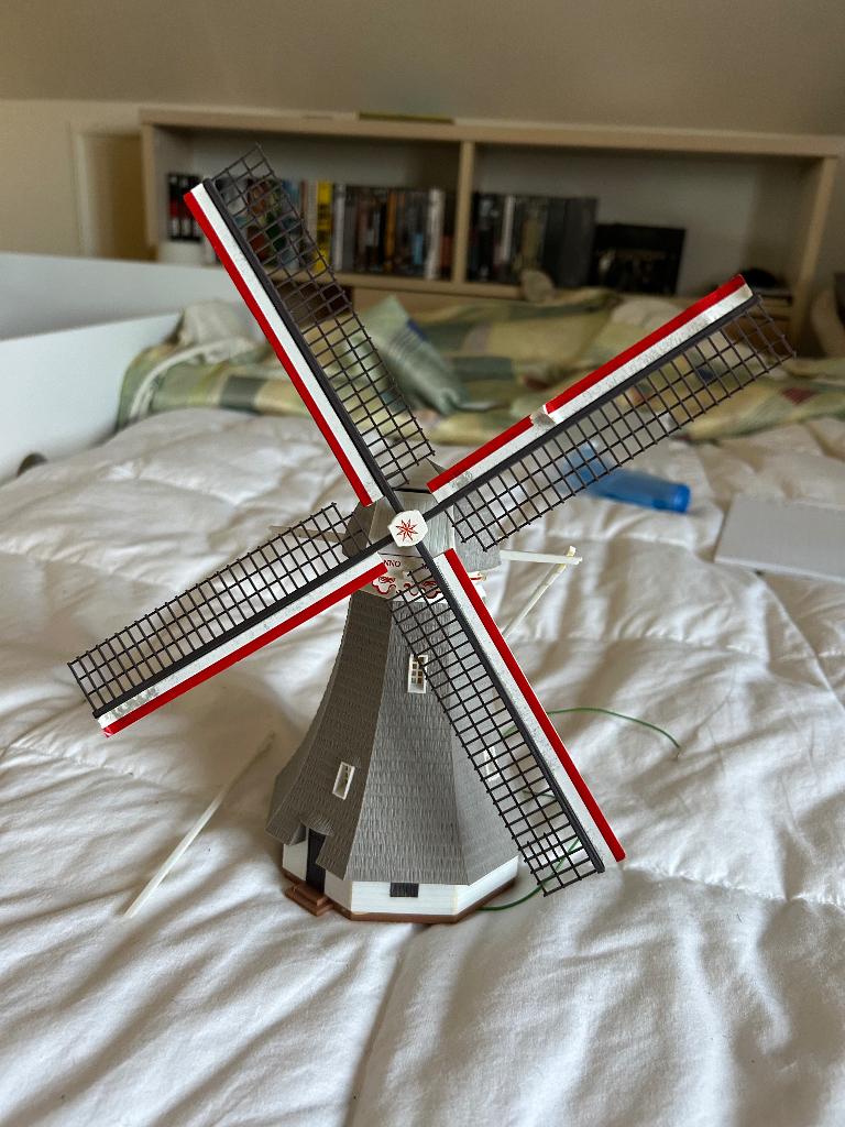 Windmolen H0 - modeltreinbouw, Hobby & Loisirs créatifs, Trains miniatures | Échelles Autre, Utilisé, Pont, Tunnel ou Bâtiment