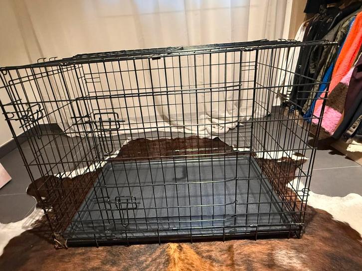 Bench plooibaar nieuw, Dieren en Toebehoren, Hondenhokken, Nieuw, Hondenkennel, 65 tot 100 cm, 75 tot 110 cm, Ophalen