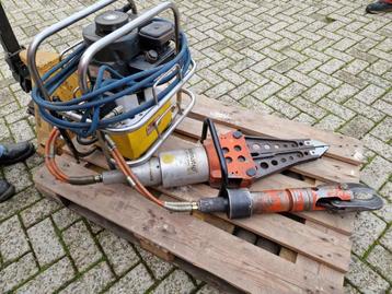 Holmatro hydrauset + spreader + knipper, Enlèvement, Utilisé