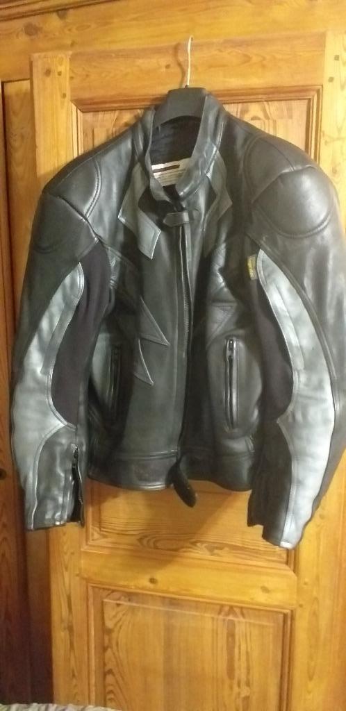 Veste cuir moto Roleff, Motoren, Kleding | Motorkleding, Jas | leer, Tweedehands, Ophalen