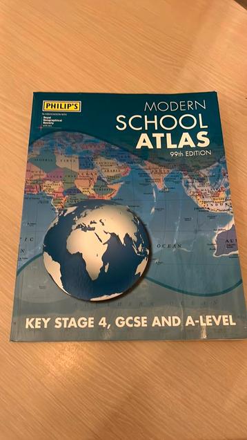 Modern School Atlas -  Key Stage 4, GSCE and A-level