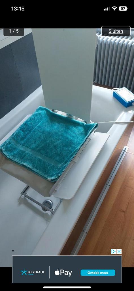 Badlift, Huis en Inrichting, Badkamer | Badkamermeubels, Zo goed als nieuw, Ophalen