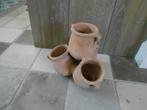 * terra cotta aardbeienbloempot / vetplantenbloempot, Ophalen of Verzenden