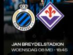 2 tickets 1/2 Finale Club Brugge - Fiorentina GERESERVEERD, Tickets en Kaartjes, Sport | Voetbal