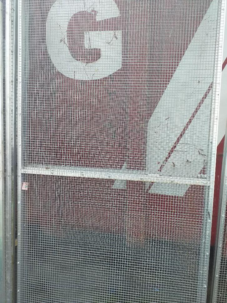 voliere panelen, Dieren en Toebehoren, Vogels | Hokken en Kooien, Gebruikt, Overige typen, Aluminium, Ophalen