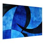 Poster trempé bleu 75x50cm, Maison & Meubles, Accessoires pour la Maison | Décorations murale, Envoi, Neuf