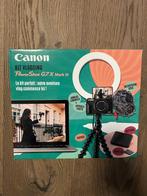 Kit de vlogging Canon PowerShot G7 X Mark III, NOUVEAU, Enlèvement, Neuf, Compact, Canon
