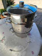 Extracteur de jus à vapeur en inox, Huis en Inrichting, Keuken | Potten en Pannen, Ophalen, Zo goed als nieuw, Inox