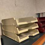 3 ecru klasseerbakjes, Ophalen, Gebruikt