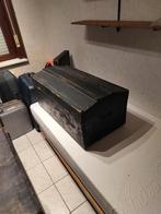 Zwarte houten kist, Huis en Inrichting, Woonaccessoires | Kisten, Ophalen of Verzenden, Zo goed als nieuw