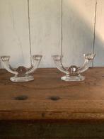 Deux bougeoirs Val St Lambert, Enlèvement