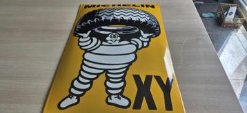 Plaque émaillée Michelin XL  60 cm x 40 cm bombée, Enlèvement ou Envoi