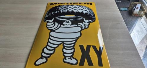 Plaque émaillée Michelin XL  60 cm x 40 cm bombée, Verzamelen, Merken en Reclamevoorwerpen, Ophalen of Verzenden