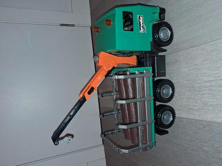 Bruder houttransport vrachtwagen, Kinderen en Baby's, Speelgoed |Speelgoedvoertuigen, Gebruikt, Ophalen