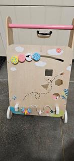 Loopwagen van hout, Enlèvement, Utilisé, Jouet à Pousser ou Tirer