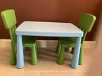 IKEA kindertafel + 2 stoelen( voor binnen en buiten), Kinderen en Baby's, Ophalen, Gebruikt, Tafel(s) en Stoel(en)