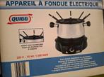 Elektrisch fonduestel QUIGG, Ophalen, Nieuw, Elektrisch