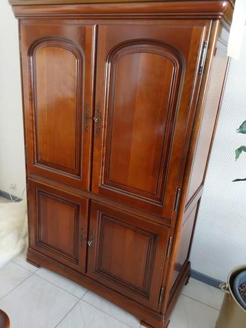 buffet / barkast in kersenhout, Huis en Inrichting, Kasten | Buffetkasten, Ophalen, 100 tot 150 cm, 50 tot 75 cm, Kersenhout