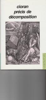 Précis de décomposition Cioran, Boeken, Filosofie, Nieuw, Cioran, Ophalen of Verzenden, Algemeen