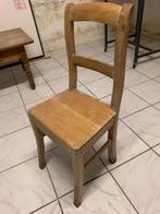 Très vieilles chaises en chêne. 4 pièces, Maison & Meubles, Bois, Enlèvement, Utilisé, Oude eiken stoelen