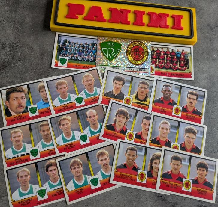 PANINI FOOTBALL 92 15 STICKERS 1992 : RAC MECHELEN/SERAING, Hobby en Vrije tijd, Stickers en Plaatjes, Nieuw, Verzenden