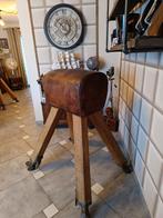 Deco vintage industriel cheval d'arçon 1950, Ophalen of Verzenden, Zo goed als nieuw
