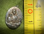 Heel oud scapulier in zilver, Ophalen, Zilver