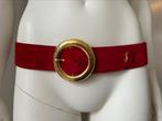 Yves Saint Laurent ceinture cuir velours rouge 85, Vêtements | Femmes